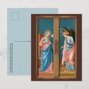 De Aankondiging door F. Lippi (M 038) Briefkaart