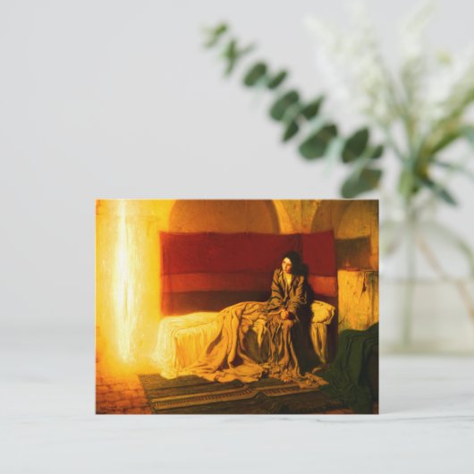 De aankondiging door Henry Ossawa Tanner (Staand voorkant)