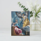 De aankondiging | El Greco | Briefkaart (Staand voorkant)
