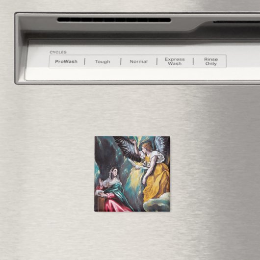 De aankondiging, El Greco Magneet (Insitu (Vaatwasser))