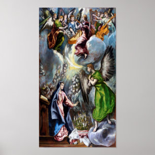 De aankondiging, El Greco Poster