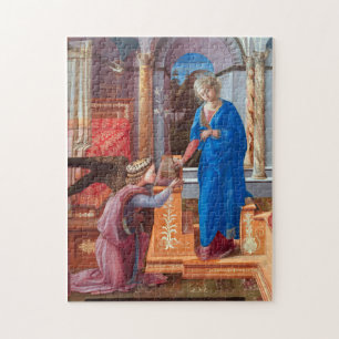 De aankondiging, Filippo Lippi, 1440 Legpuzzel