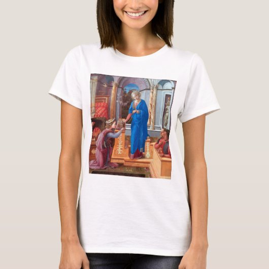 De aankondiging, Filippo Lippi, 1440 T-shirt (Voorkant)