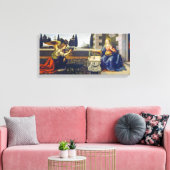 De aankondiging | Leonardo da Vinci | Canvas Afdruk (Insitu (Woonkamer))