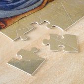 De aankondiging | Leonardo da Vinci | Legpuzzel (Zijkant)