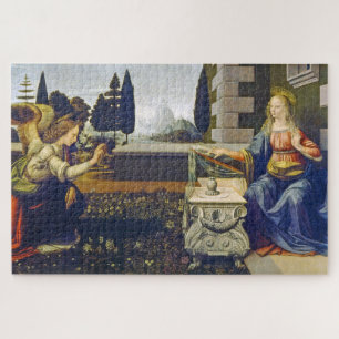 De aankondiging Leonardo da Vinci Legpuzzel