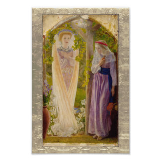 De aankondiging van Arthur Hughes Foto Afdruk