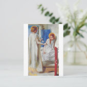 De aankondiging van Dante Gabriel Rossetti Briefkaart (Staand voorkant)
