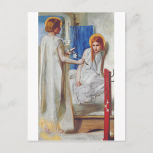 De aankondiging van Dante Gabriel Rossetti Briefkaart