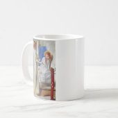 De aankondiging van Dante Gabriel Rossetti Koffiemok (Voorkant links)