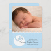 De Aankondiging van de Geboorte van de Foto van de (Voorkant / Achterkant)