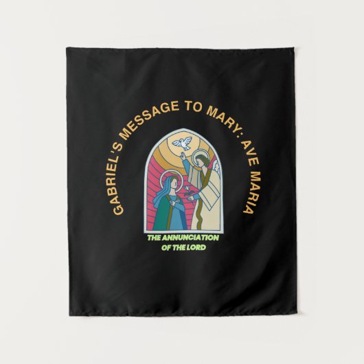 De Aankondiging van de Heer Wandkleed (Voorkant)