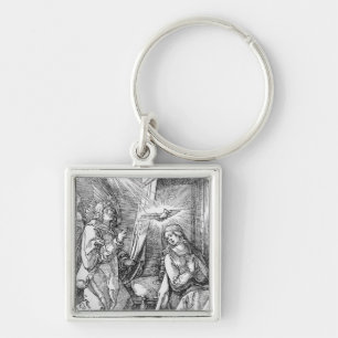 De aankondiging van de "kleine passie" sleutelhanger