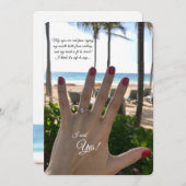 De aankondiging van de Verloving Ring Photo (Voorkant / Achterkant)