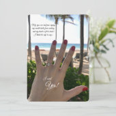 De aankondiging van de Verloving Ring Photo (Staand voorkant)