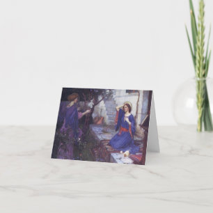 De aankondiging van een Angel Christmas Kaart
