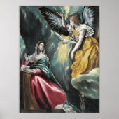 De aankondiging van El Greco Poster (Voorkant)