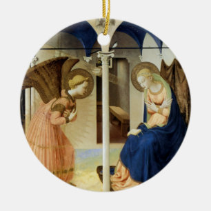 De aankondiging van Fra Angelico Keramisch Ornament