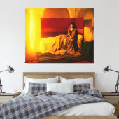 De aankondiging van Henry Ossawa Tanner (1898) Canvas Afdruk (Insitu (Slaapkamer))