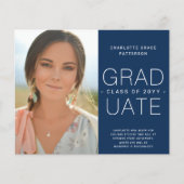 De aankondiging van het Afstuderen van de begrotin Flyer (Voorkant)