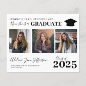 De aankondiging van het afstuderen van het het fot (Voorkant)