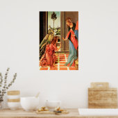 De aankondiging van het Poster van Our Lady & Ange (Keuken)