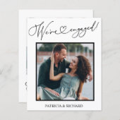 De aankondiging van het Verloving van de begroting (Voorkant / Achterkant)