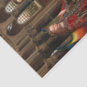 De aankondiging van Jan van Eyck Tissuepapier (Detail)