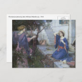 De aankondiging van John William Waterhouse Briefkaart (Voorkant / Achterkant)