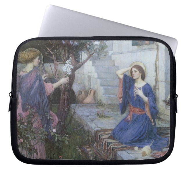 De aankondiging van John William Waterhouse Laptop Sleeve (Voorkant)