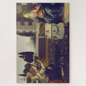 De aankondiging van Leonardo da Vinci 1472-1475 Legpuzzel (Verticaal)