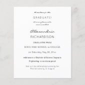 De Aankondiging VR van het Afstuderen van de Foto  (Achterkant)