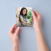 De Aankondiging VR van het Afstuderen van de Foto  Flyer (Hand)