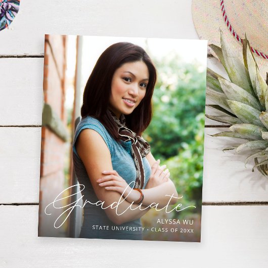 De Aankondiging VR van het Afstuderen van de Foto  Flyer