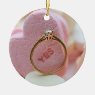 De aankondigingsornament van het Verloving van de Keramisch Ornament