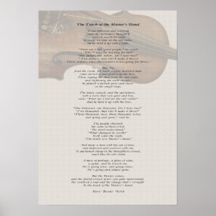 De aanraking van de hand van de meester poster