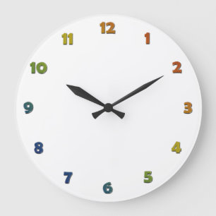 De Aantallen van de Wijzerplaat - Raimbow metaal Grote Klok