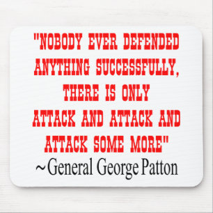 De Aanval Gen George Patton van de Aanval van de a Muismat