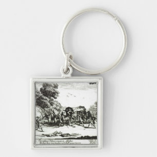De aanval op de Stagecoach Sleutelhanger