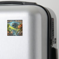 De aanval van de kolossale mutant groente vierkant