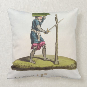 De aanval van de Pel, 1300, gegraveerd door W. Mad Kussen