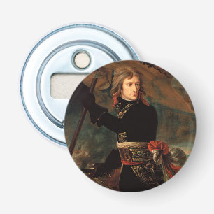 De aanval van Napoleon Bonaparte tijdens de slag b Button Flesopener
