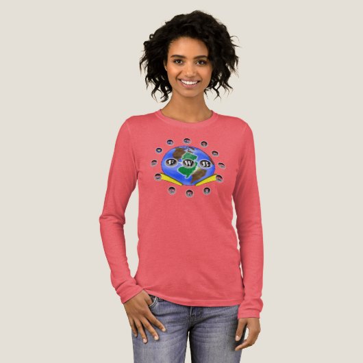 De Aanvankelijke Uitgave van Jersey - Versie Twee Tri-Blend Shirt (Voorkant)