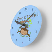 De aap hangt daar in ronde klok (Hoek)