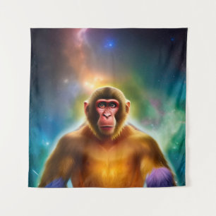 De aap (twee) wandkleed