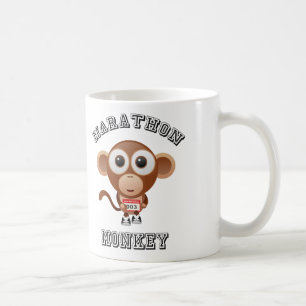 De Aap van de marathon Koffiemok