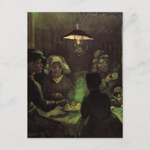 De aardappel Eaters door Vincent van Gogh Briefkaart