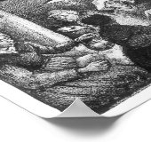 De aardappel Eaters, Van Gogh Poster (Hoek)