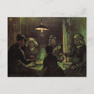 De Aardappel Eters door Vincent van Gogh Briefkaart