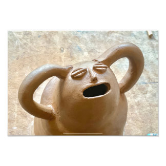 De aardappel foto afdruk